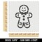 Gingerbread Man Christmas Cookie Wall Cookie DIY Craft Reusable Stencil